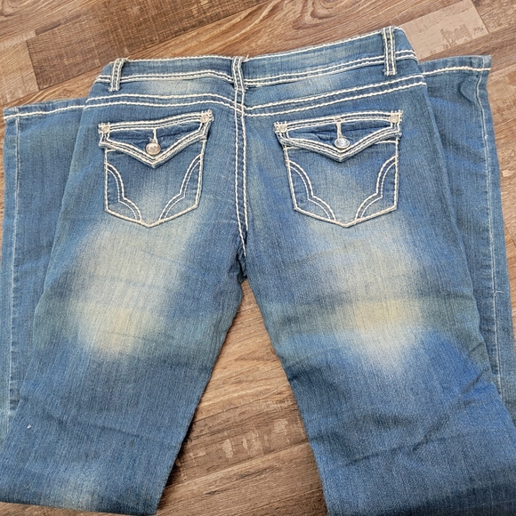 P and P fashion style straight leg jeans size 9/10 - Picture 1 of 5